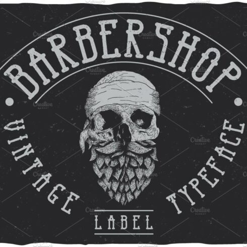 Barbershop Vintage Label Typeface cover image.