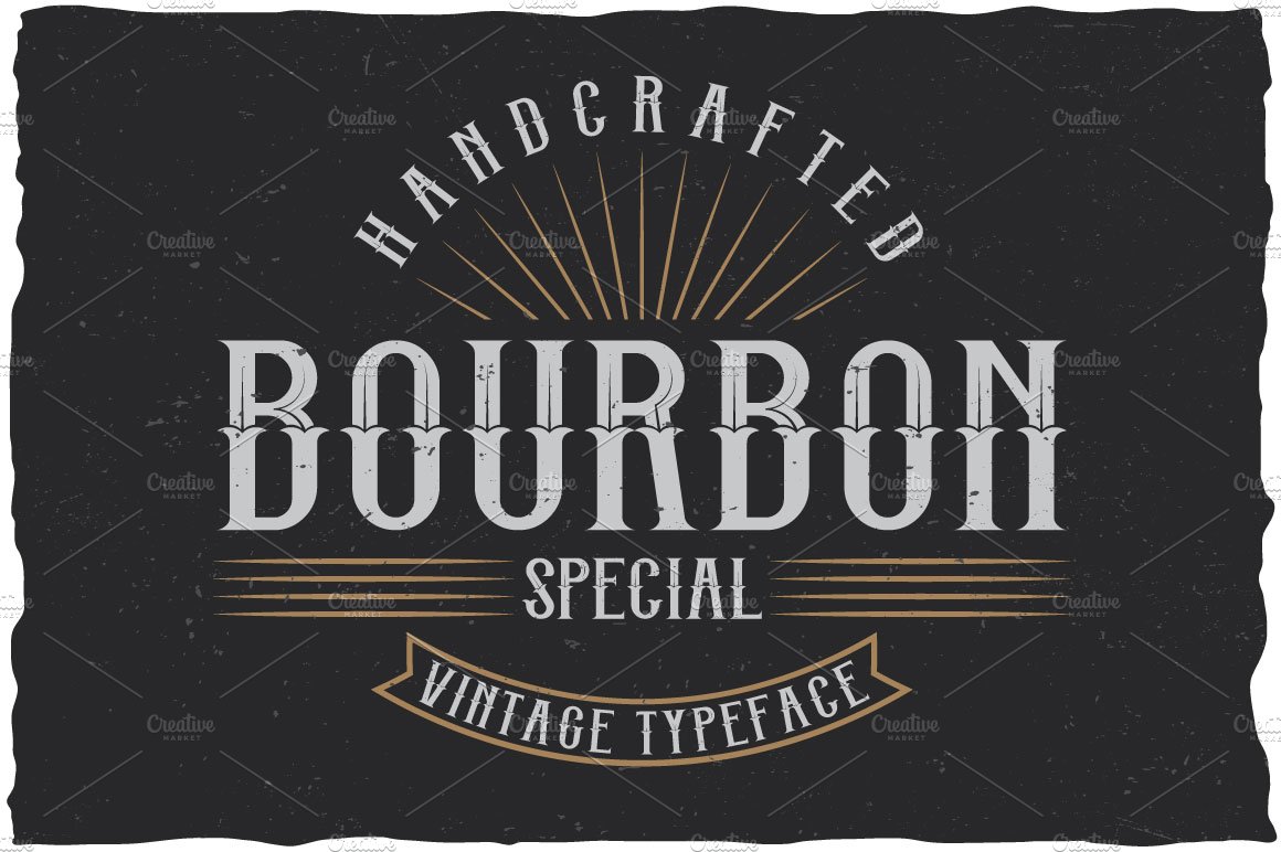 Bourbon Special Label Typeface cover image.