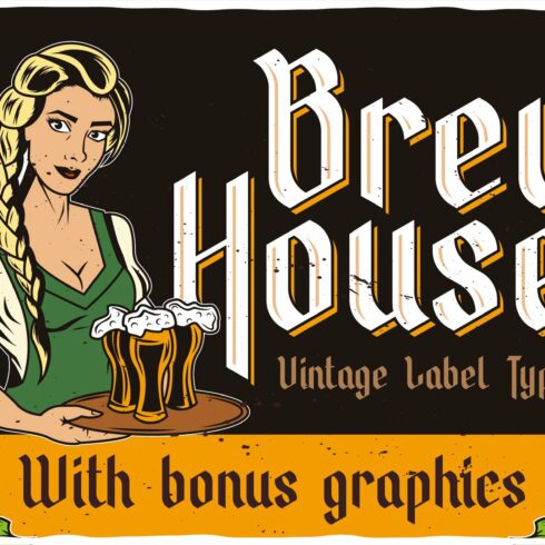 Brew House Label Font cover image.