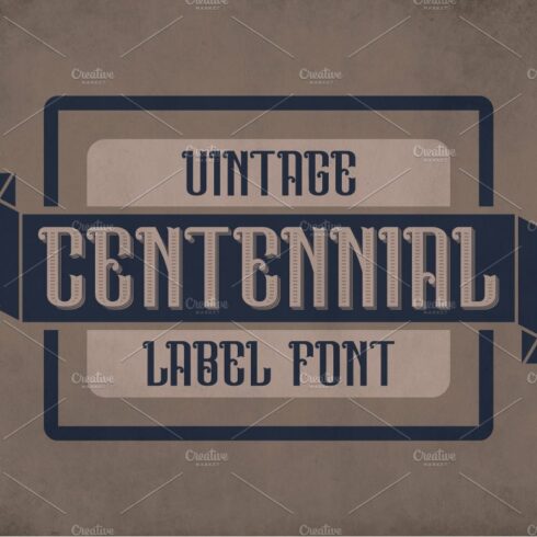 Centennial Vintage Label Typeface cover image.