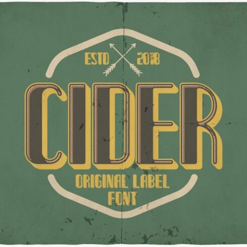 Cider typeface cover image.