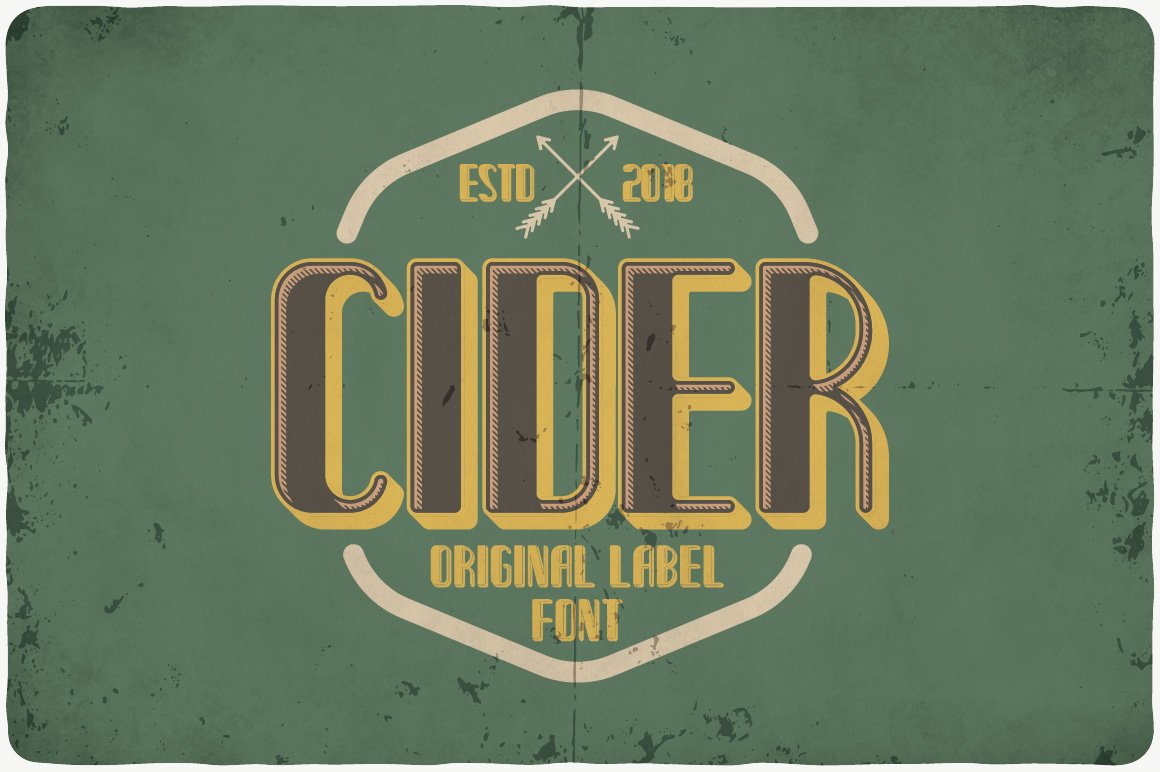 Cider typeface cover image.