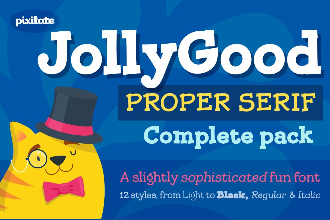 JollyGood Proper Serif preview image.