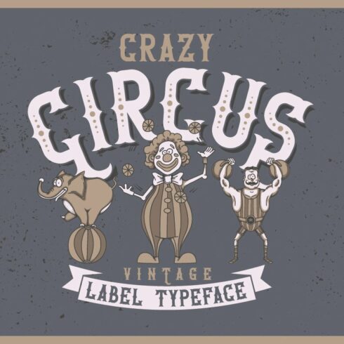 Crazy Circus typeface cover image.