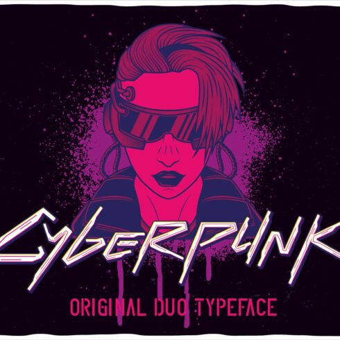 Cyberpunk Font Duo cover image.