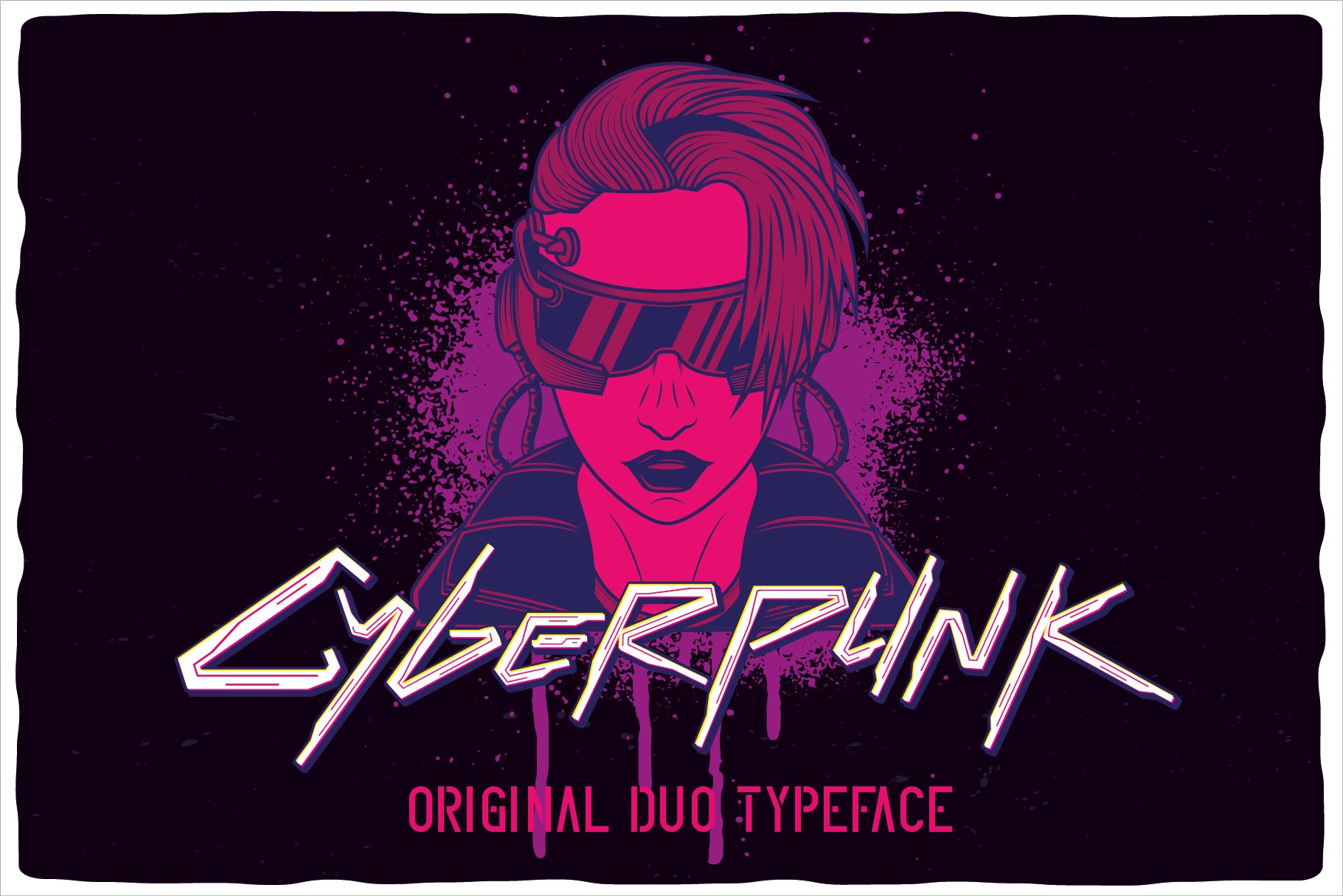 Cyberpunk Font Duo cover image.