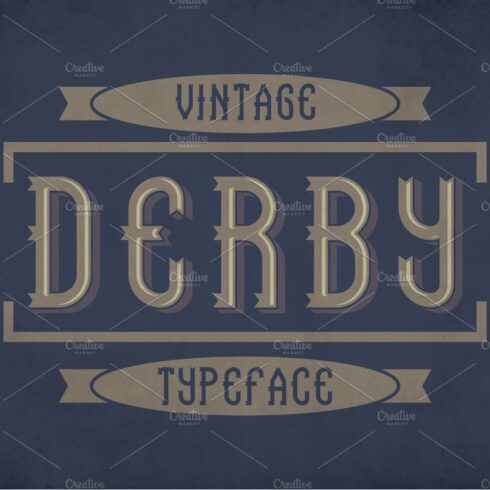 Derby Vintage Label Typeface cover image.