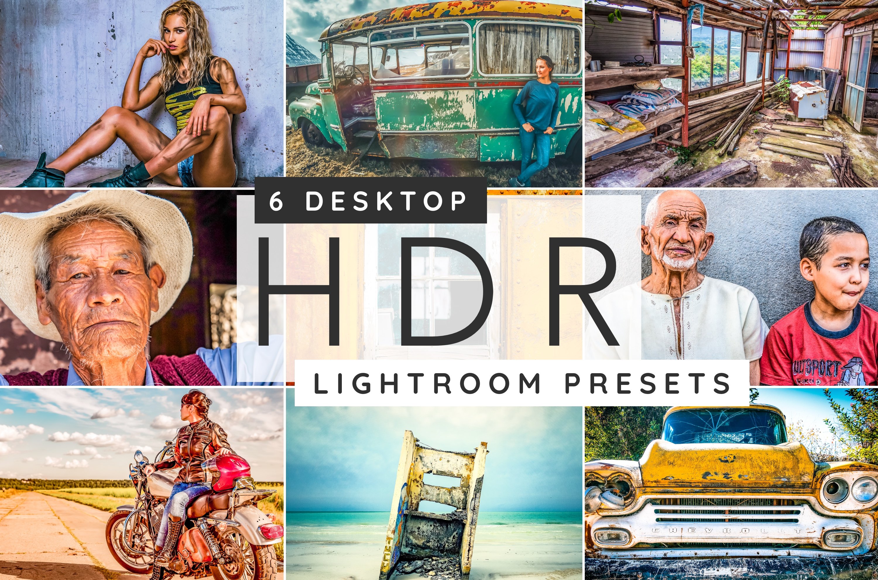 HDR Lightroom desktop presetscover image.