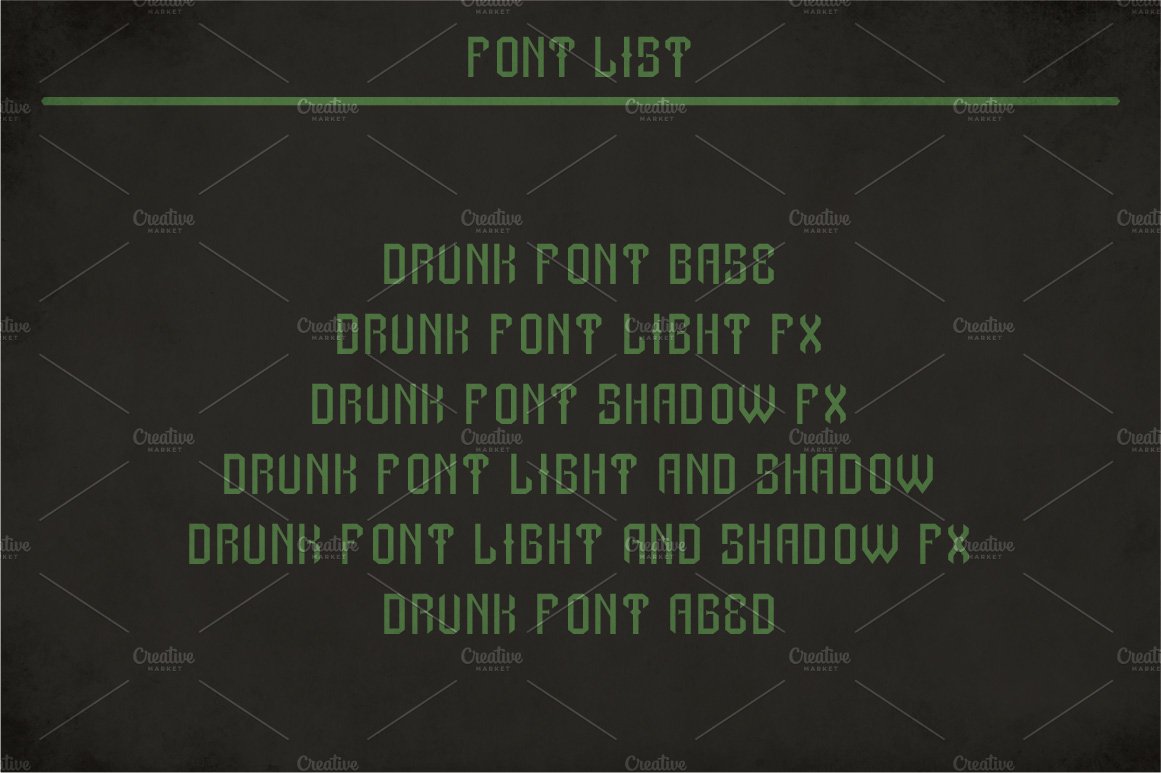 cm drunk font 6 633