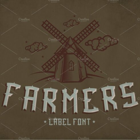 Farmers Vintage Label Typeface cover image.