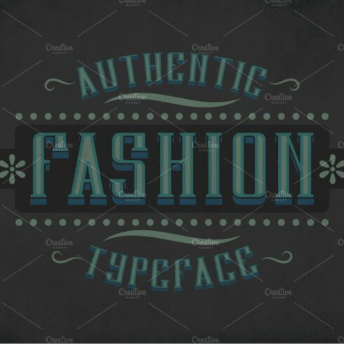 Fashion Vintage Label Typeface cover image.