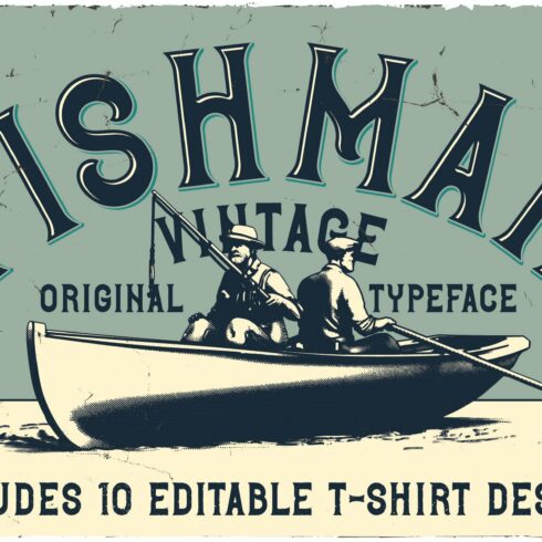 Fishman Vintage Font cover image.