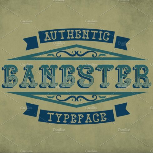 Gangster Vintage Label Typeface cover image.