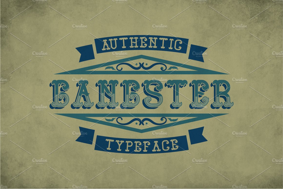 Gangster Vintage Label Typeface cover image.