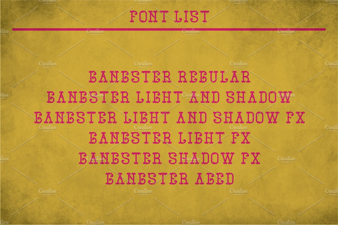 cm gangster font 6 188
