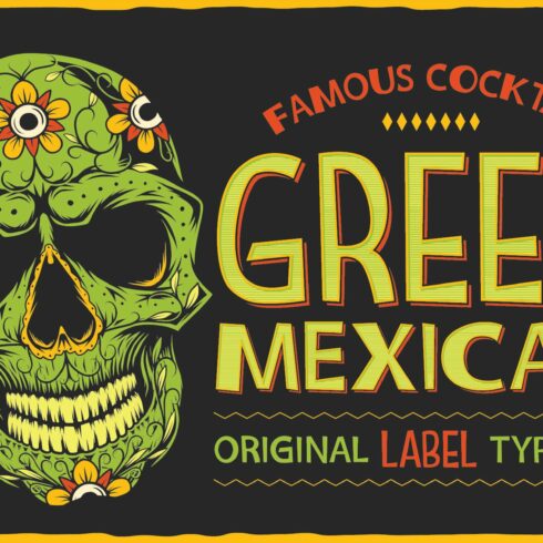 Green Mexican Typeface cover image.