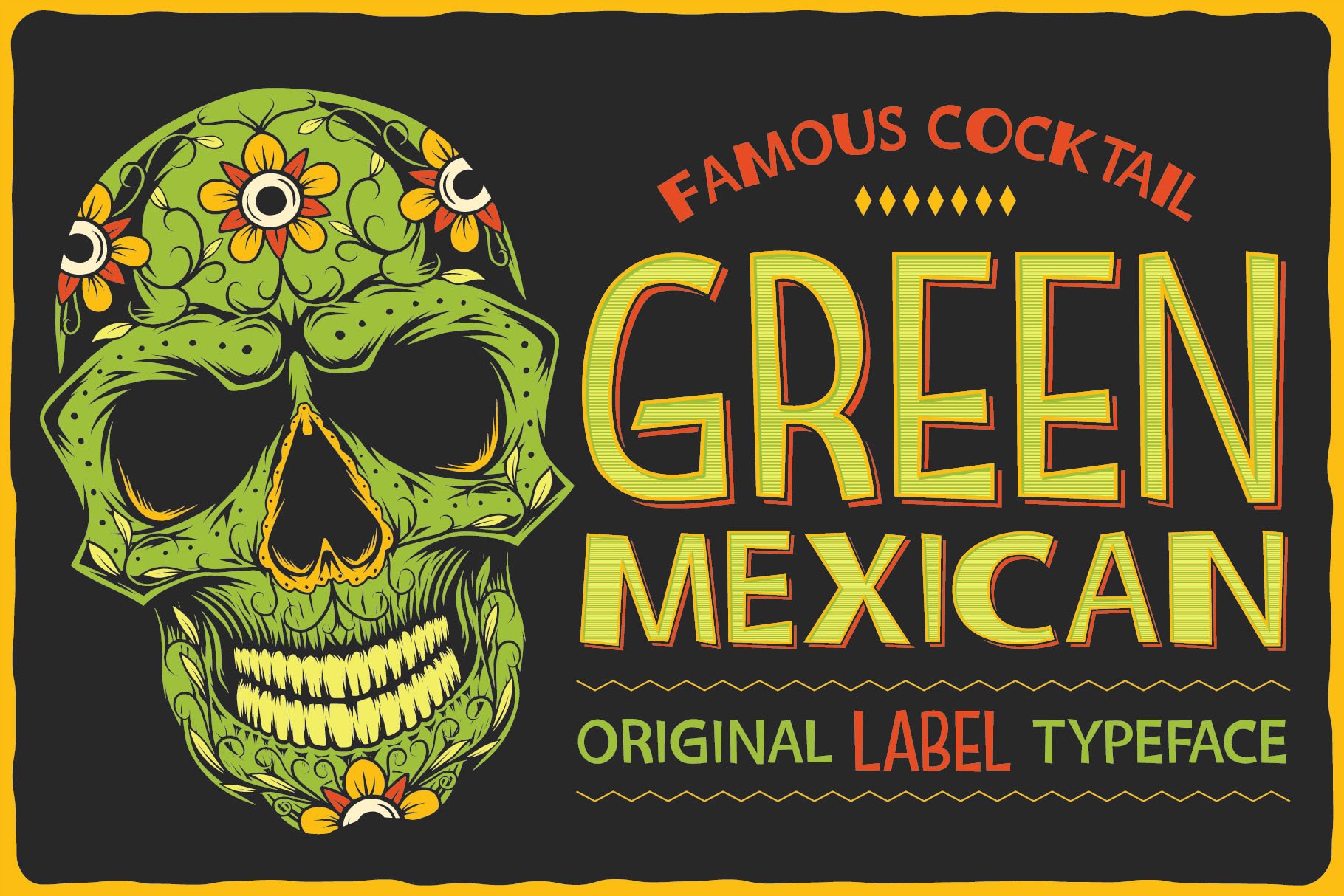 Green Mexican Typeface cover image.