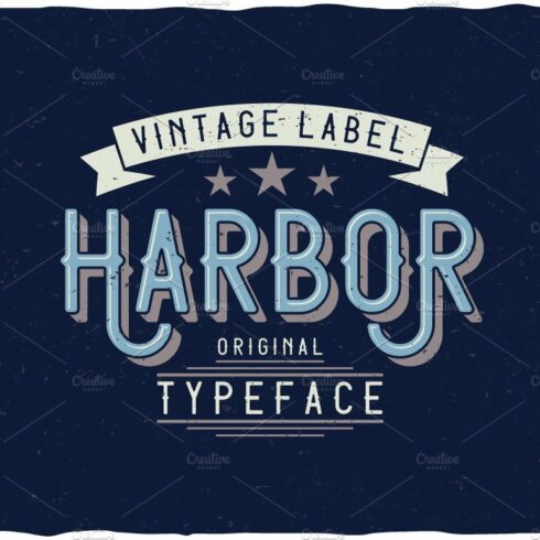 Harbor Vintage Label Typeface cover image.