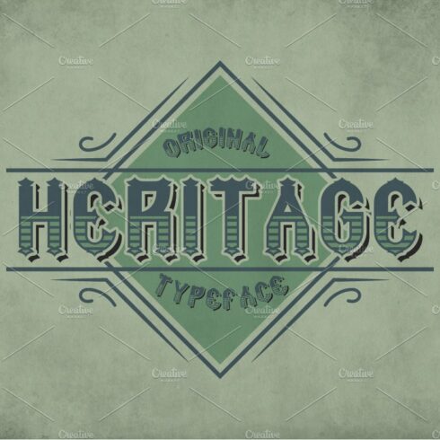 Heritage Vintage Label Typeface cover image.