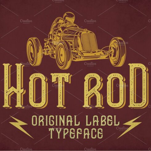 Hot Rod Modern Label Typeface cover image.