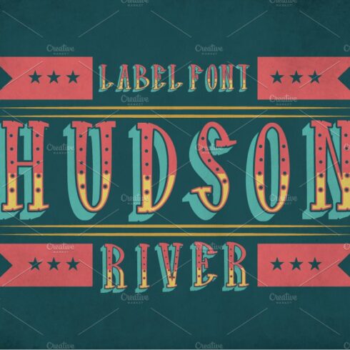 Hudson Vintage Label Typeface cover image.