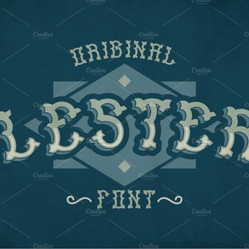 Lester Vintage Label Typeface cover image.