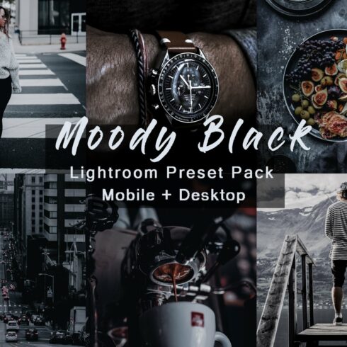Moody Black - Lightroom Presetscover image.