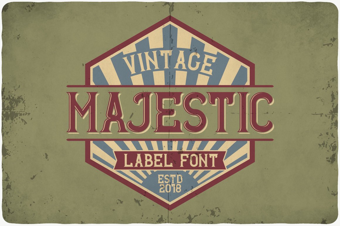 Majestic typeface cover image.