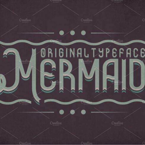 Mermaid Vintage Label Typeface cover image.