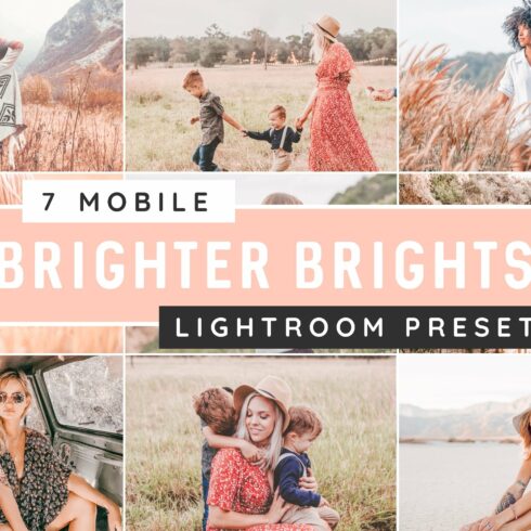 Brights Lightroom mobile presetscover image.