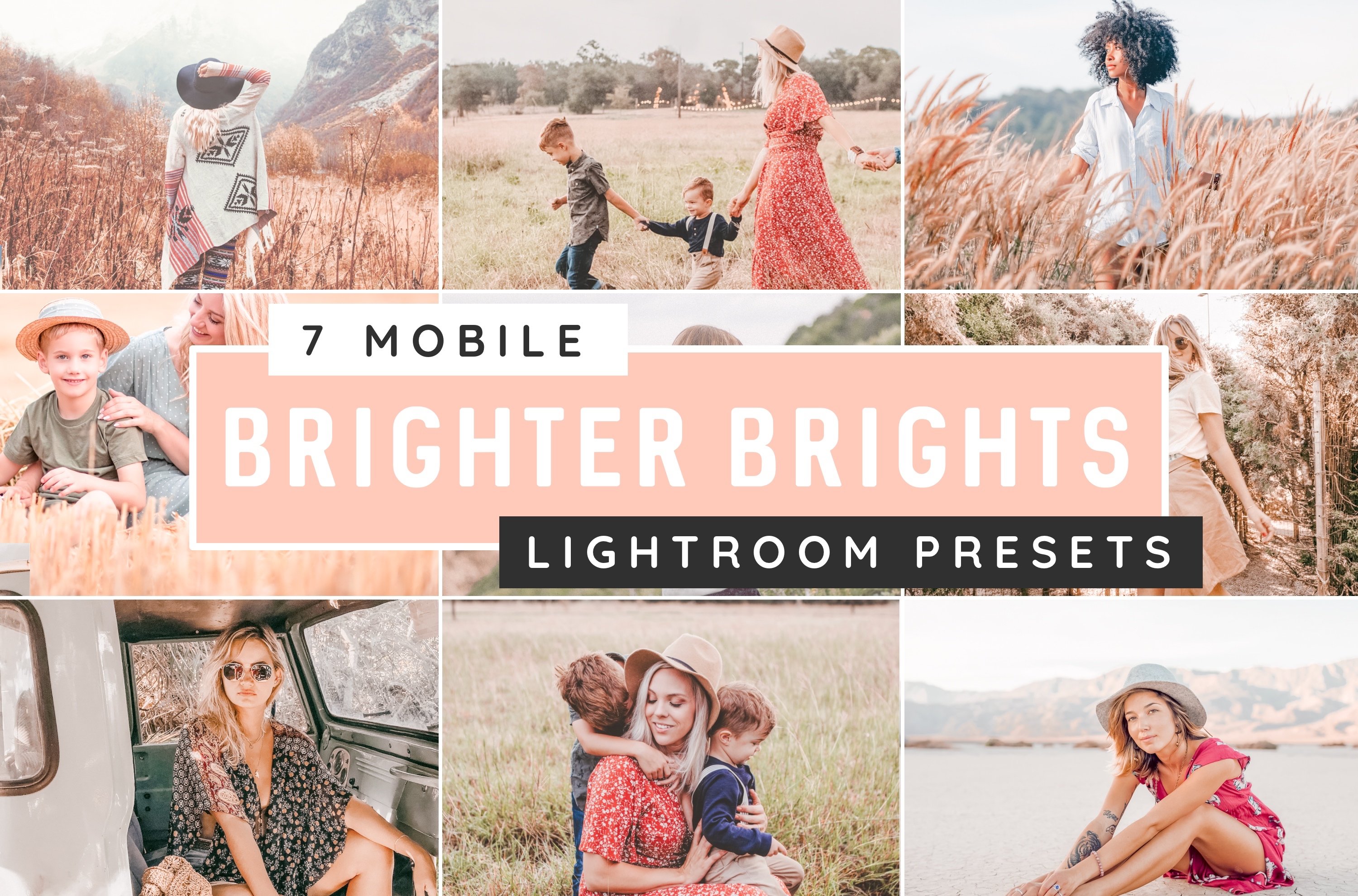 Brights Lightroom mobile presetscover image.