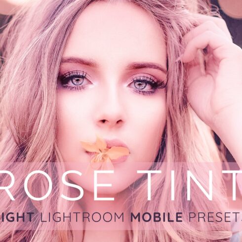 Rose mobile Lightroom presetscover image.