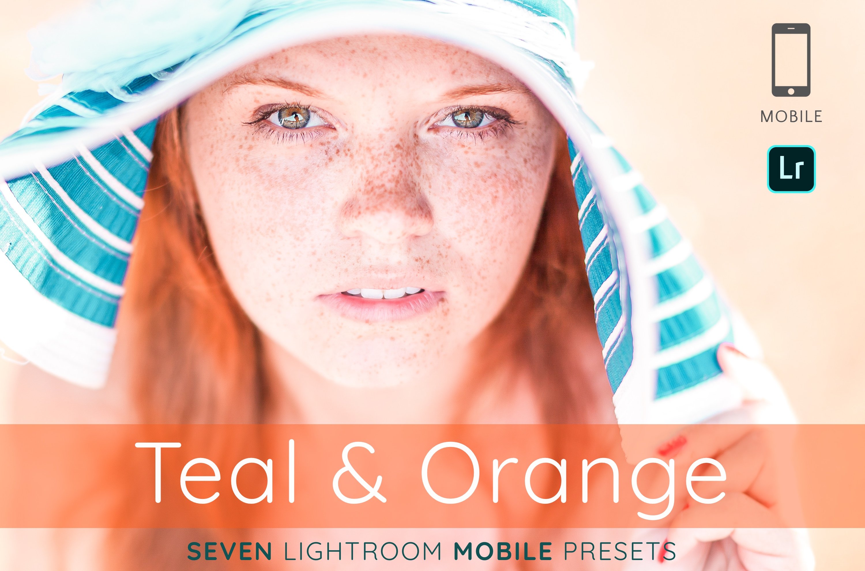 Teal Orange Lightroom mobile presetscover image.