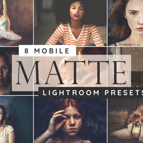 Matte Lightroom mobile presetscover image.