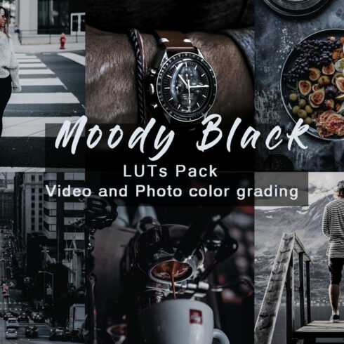 Moody Black | Video LUTs Bundlecover image.