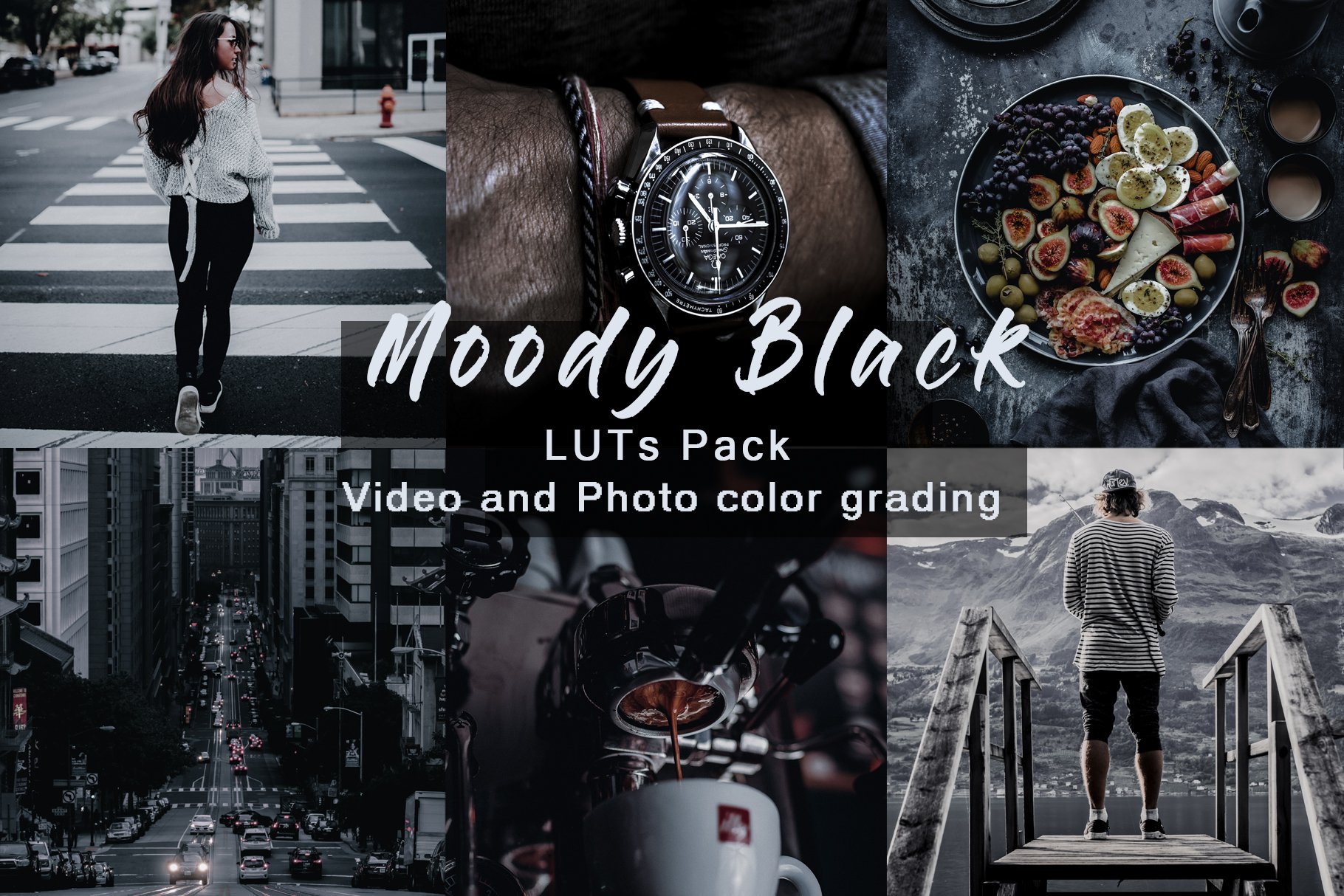 Moody Black | Video LUTs Bundlecover image.