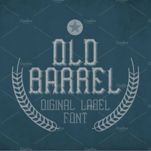 Old Barrel Vintage Label Typeface cover image.