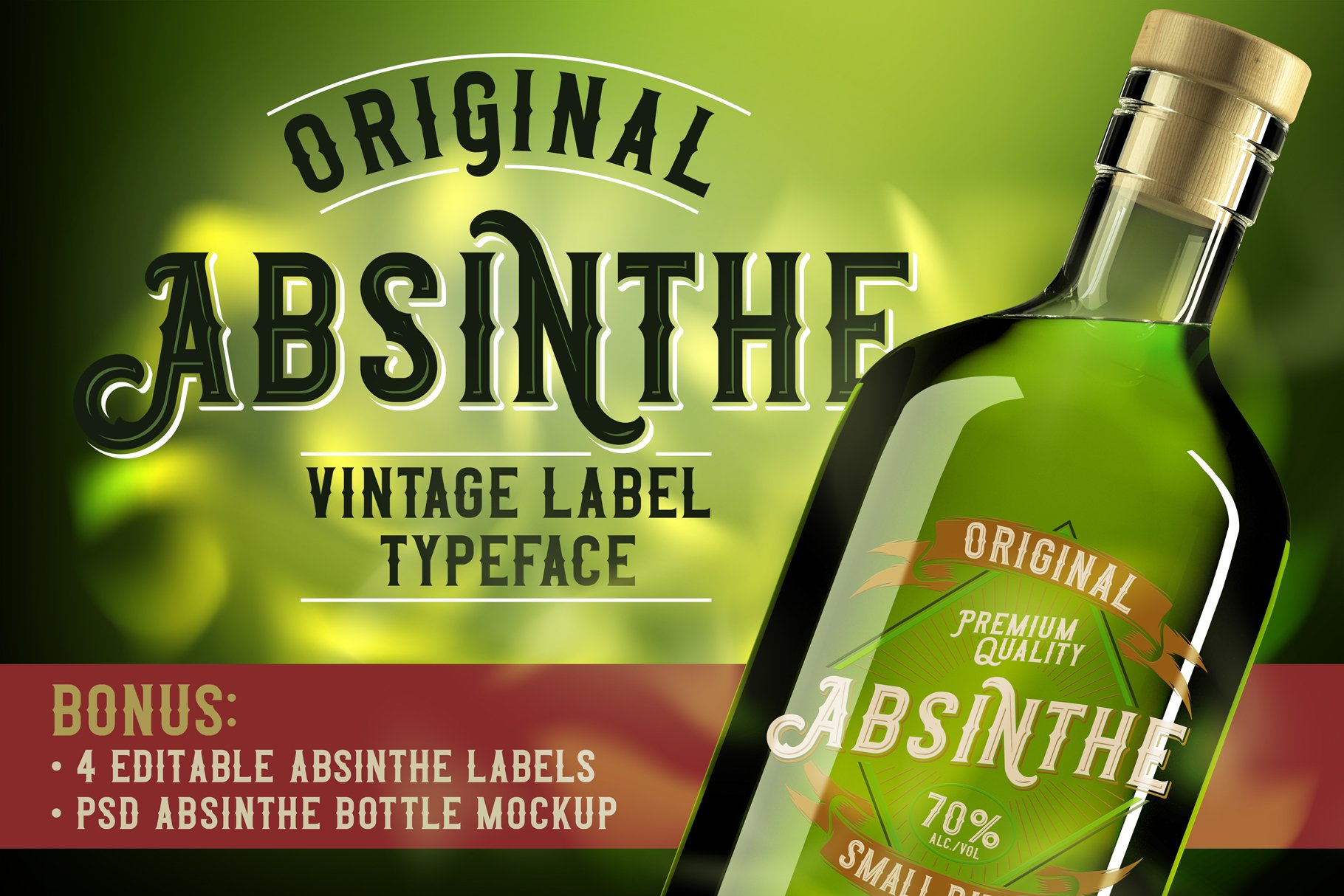 Original Absinthe Layered Font cover image.