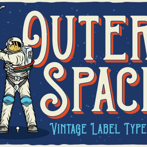 Outer Space Font + BONUS cover image.