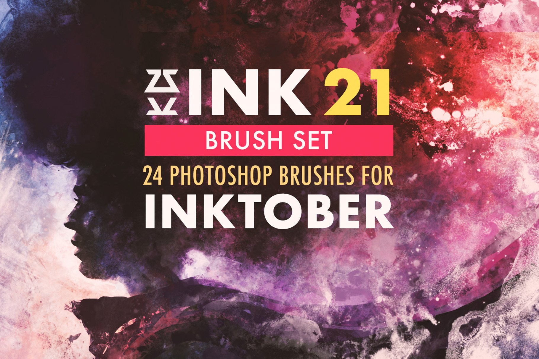 INK Brush Set for INKTOBER 2021cover image.