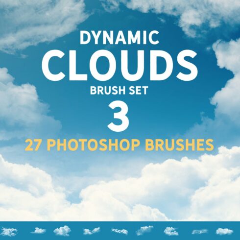 Dynamic Clouds Brush set 3cover image.