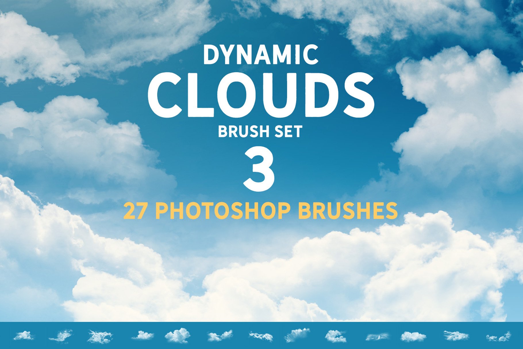 Dynamic Clouds Brush set 3cover image.