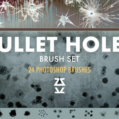 Bullet Holes Brush Setcover image.