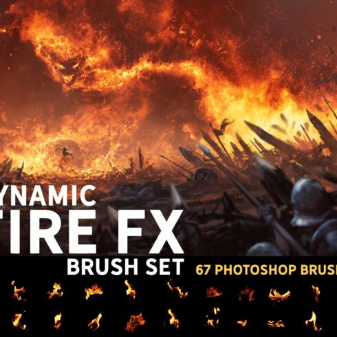 Dynamic Fire FX brush setcover image.