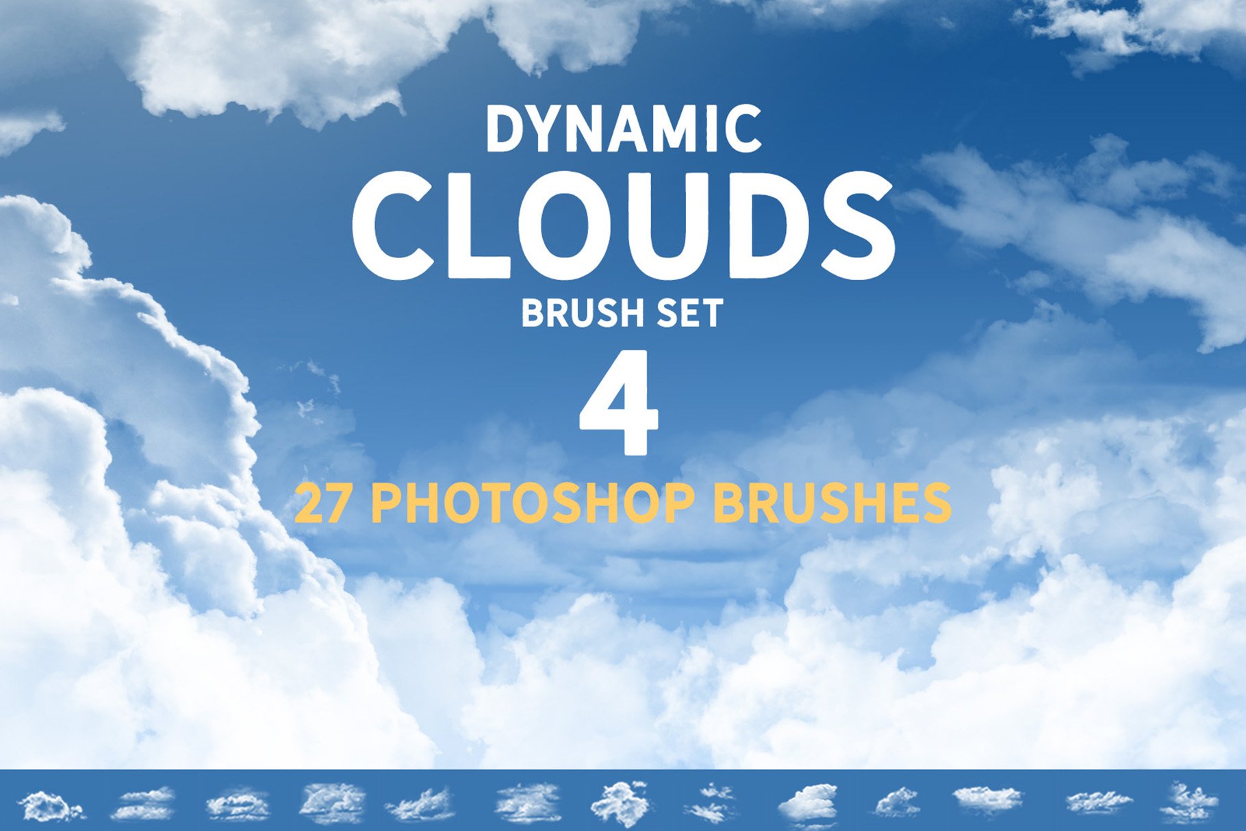 Dynamic Clouds Brush set 4cover image.