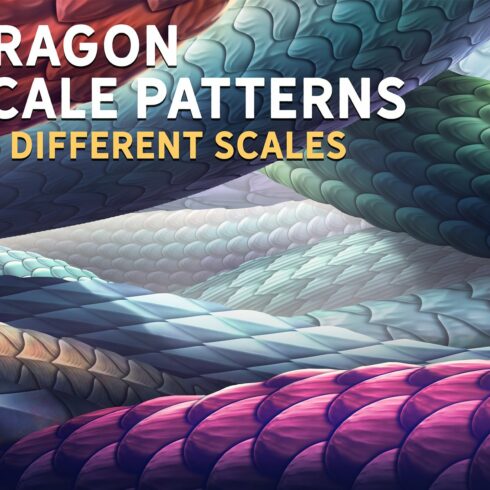 Dragon Scale Photoshop patternscover image.