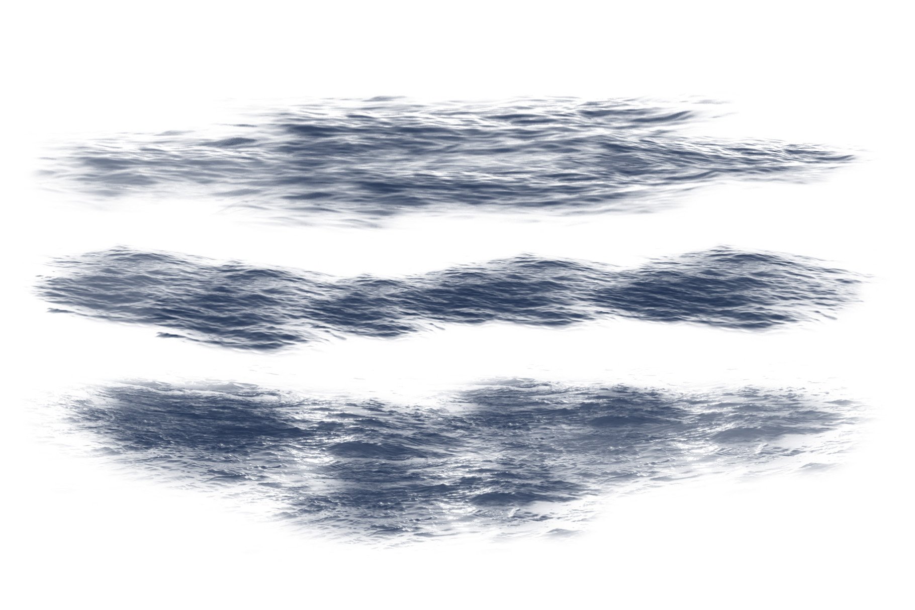 Ocean waves brush setpreview image.
