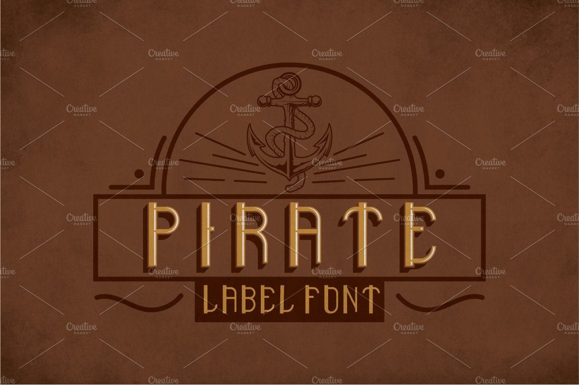 Pirate Modern Label Typeface cover image.