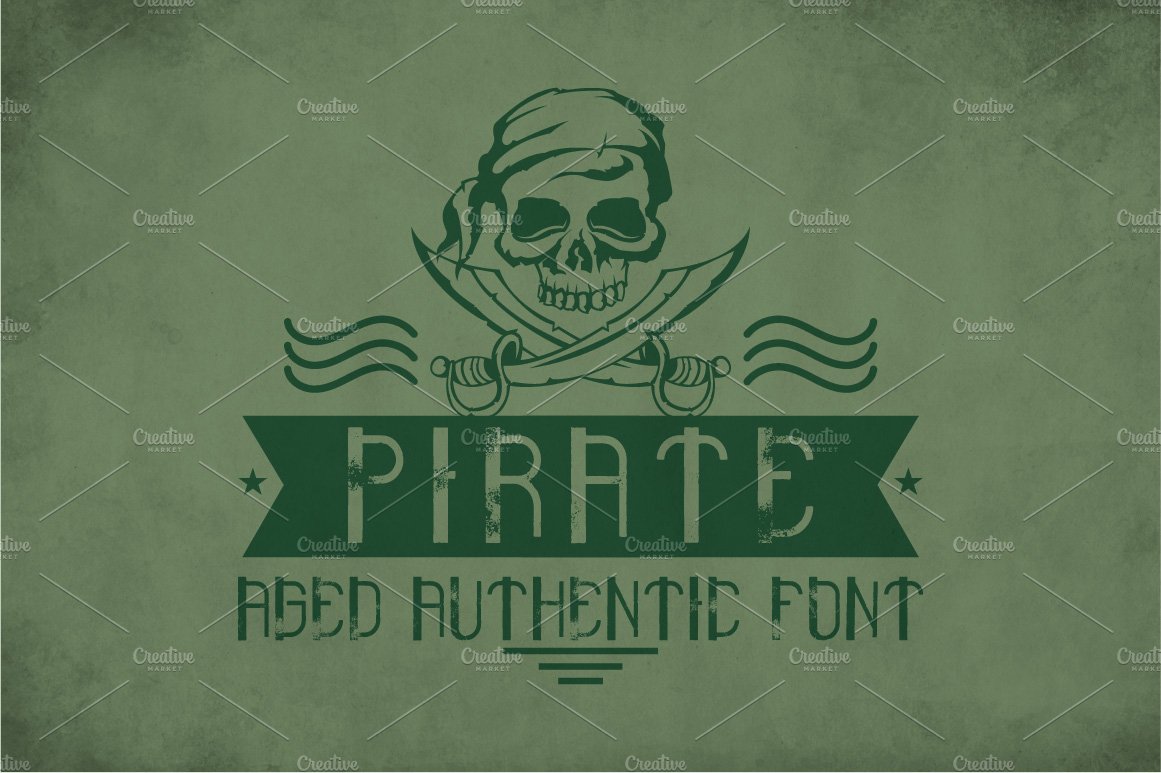 Pirate Modern Label Typeface – MasterBundles