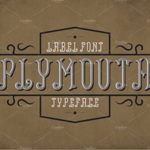 Plymouth Vintage Label Typeface cover image.